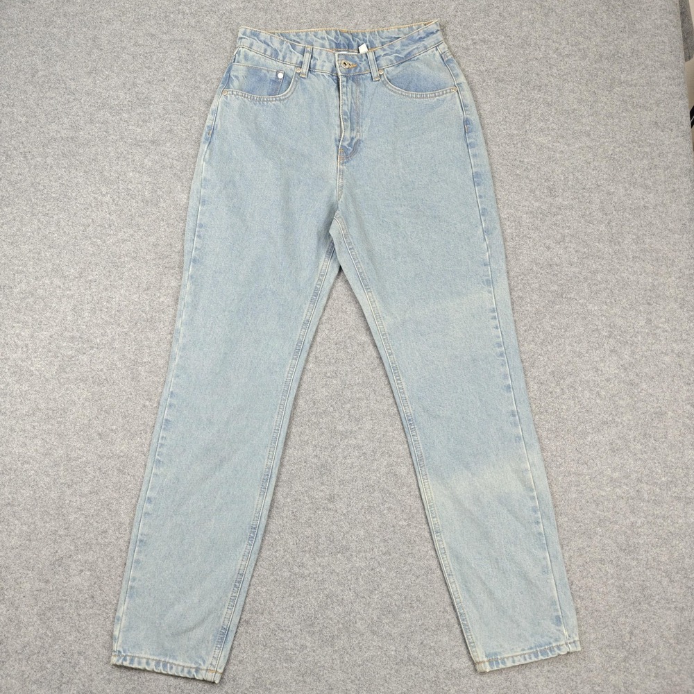 Ragged Jeans Womens 30 Blue Light Wash High Rise Mom Denim 30x29 Tapered Leg